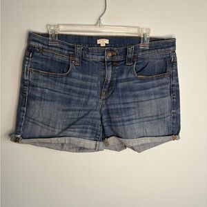 J.Crew Denim Jean Shorts Stretch with Cuff size 29